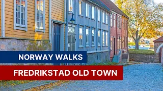 Norway Walks 4K: Gamle Fredrikstad - The Charming Old Town of Fredrikstad, Norway