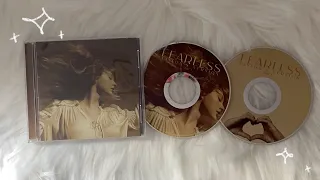 taylor swift - fearless (taylor's version) (cd unboxing) | target exclusive