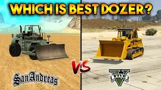 GTA 5 VS GTA SAN ANDREAS DOZER : WHICH IS BEST?