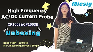 Micsig High Frequency AC / DC Current Probe unboxing