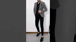 New outfit ideas black ⚫️ blazer for men &boy #fashion #fashionblogger #clothes #onlineshopping