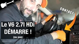 PREMIER DÉMARRAGE du MOTEUR V6 2.7L HDi de la 🔥 C666 🔥. (ou pas)