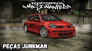 NFS MOST WANTED (2005) - TESTANDO CARROS COM PEÇAS JUNKMAN