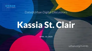 Data@Urban Digital Discussions featuring Kassia St  Clair