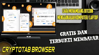 cara menambang bitcoin di komputer atau laptop menggunakan cryptotab browser