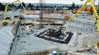 Pumping 2000+ cubic yards of concrete for a 50 story high-rise: