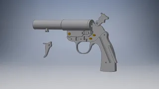 flare gun assembly animation