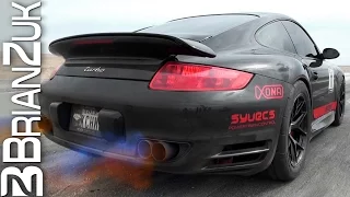 1700HP Porsche 997 Turbo - Accelerations on Runway