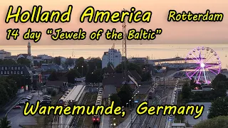 Holland America Rotterdam Jewels of the Baltic "Warnemunde, Germany" Travel Vlog 2023