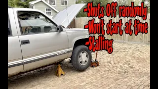 How To Remove and Install A Crank Position Sensor In A 96-00 Chevy Tahoe, Suburban, Silverado, Expre