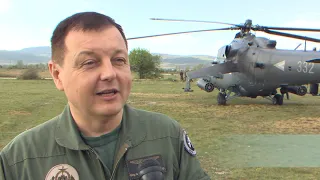 Éleslövészeten a Mi-24-esek