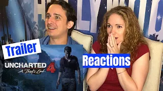 Uncharted 4 Triple Trailer Reaction: Teaser, Story Trailer, and Sam Pursuit Gameplay