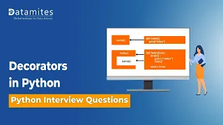 Explore Decorators in Python | Python Interview Questions