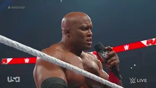 WWE RAW BOBBY LASHLEY VS MUSTAFA ALI 11/14/22