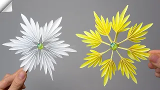 3d paper snowflakes | Christmas paper crafts 2023