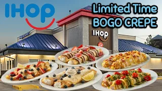 IHOP New Sweet & Savory Crepe Menu (Buy One Get One Free) Review