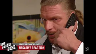 Competitors Caught Red Handed  WWE Top 10   YouTube 720p