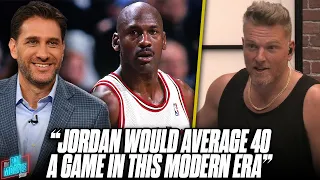 "Jordan Would Average 40 Points A Game In Today's NBA" -Mike Greenberg | Pat McAfee Show