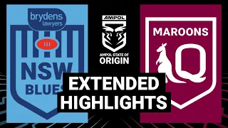 State of Origin 2022 | Game 2 | Extended Highlights | NRL