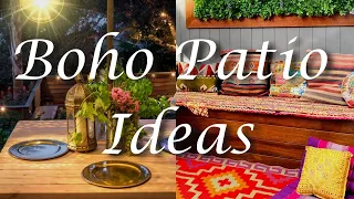 30+ Cozy Boho Patio Ideas