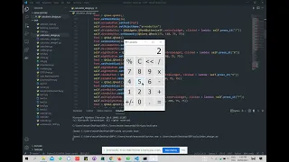 Building a simple calculator with PyQt5 & Qt Designer, Python