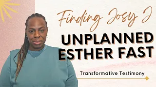 How the Esther Fast (3-day Dry Fast) changed my life! #testimony #god #healing #transformation