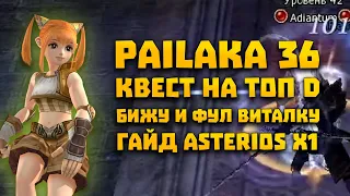 Квест на топ D бижу и фул виталити ( Пайлака 36 ) Asterios x1 | Lineage 2 Pailaka 36