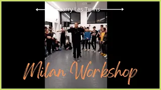 LES TWINS | LARRY Freestyle to KinjaBang | Milan Workshop 2020  | REACTION