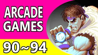 【1990 ~ 1994】 Top 100 90s Arcade Games - Alphabetical Order