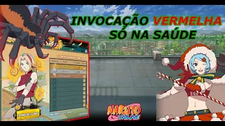 PEGANDO INVOCAÇÃO VERMELHA E VESTE NOVA NO FREE SÓ NA SAÚDE - NARUTO ONLINE