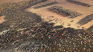 3000 Roman Legionnaires VS 12,000 AFRICANS - Cinematic Battle - Total War Rome II