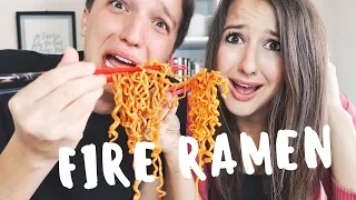 EATING THE SPICIEST RAMEN EVER