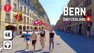 BERN - Switzerland🇨🇭 4K Walking Tour in the UNESCO Old Town | Historic City Center