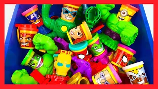 Play Doh CAN HEADS MARVEL Caja GIGANTE AVENGERS Can Heads Coleccionables