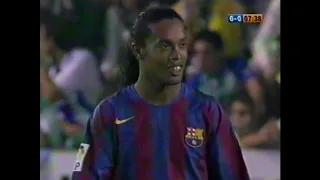 Ronaldinho vs Alavés - Away - La Liga - 2005/2006 - Matchday 1