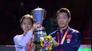 Qoros 2015 World Championships Moment of Day 6 - Xu Xin / Yang Haeun