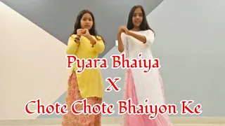 Pyara Bhaiya x Chote Chote Bhaiyon Ke/ Brother Wedding Choreography / Easy&Simple Steps /Twon Stars