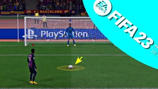 FIFA 23 PS4 Gameplay | FC BARCELONA V REAL MADRID [ PENALTY SHOOTOUT ] UCL FINAL