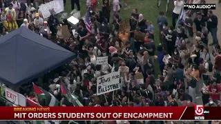 MIT orders students out of encampment