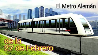 El Metro Alemán de la Av.  27 de Febrero, Maglev,  Santo Domingo, República Dominicana