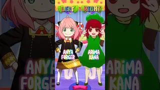 LEFT or RIGHT? Anya Forger vs Arima Kana Makeover My Talking Angela 2