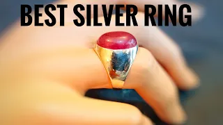 how to making easy silver ring 💍