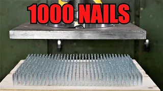 Nailing 1000 Nails with Hydraulic Press