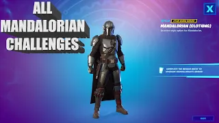 How To Complete All Mandalorian Challenges & Armor Upgrades - All Beskar Quests In Fortnite Season 5