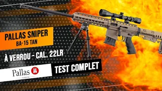 PALLAS Sniper BA-15 : la carabine à verrou 22LR en finition tan