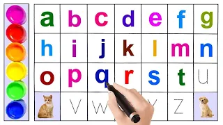 ABC Dotted Tracing, English Alphabet Writing, Preschool learning #alphabets #kidssong #toddlers