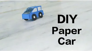 How To Make Easy Paper Toy Car For Kids /  Nursery Craft Ideas / Kids Crafts / Car