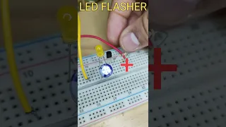 Simple led flasher using bc547