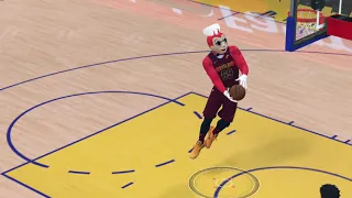 Jollibee playing Basketball