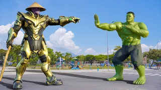 25nd Century Future Technology VFX - Thanos vs Hulk War in Future World